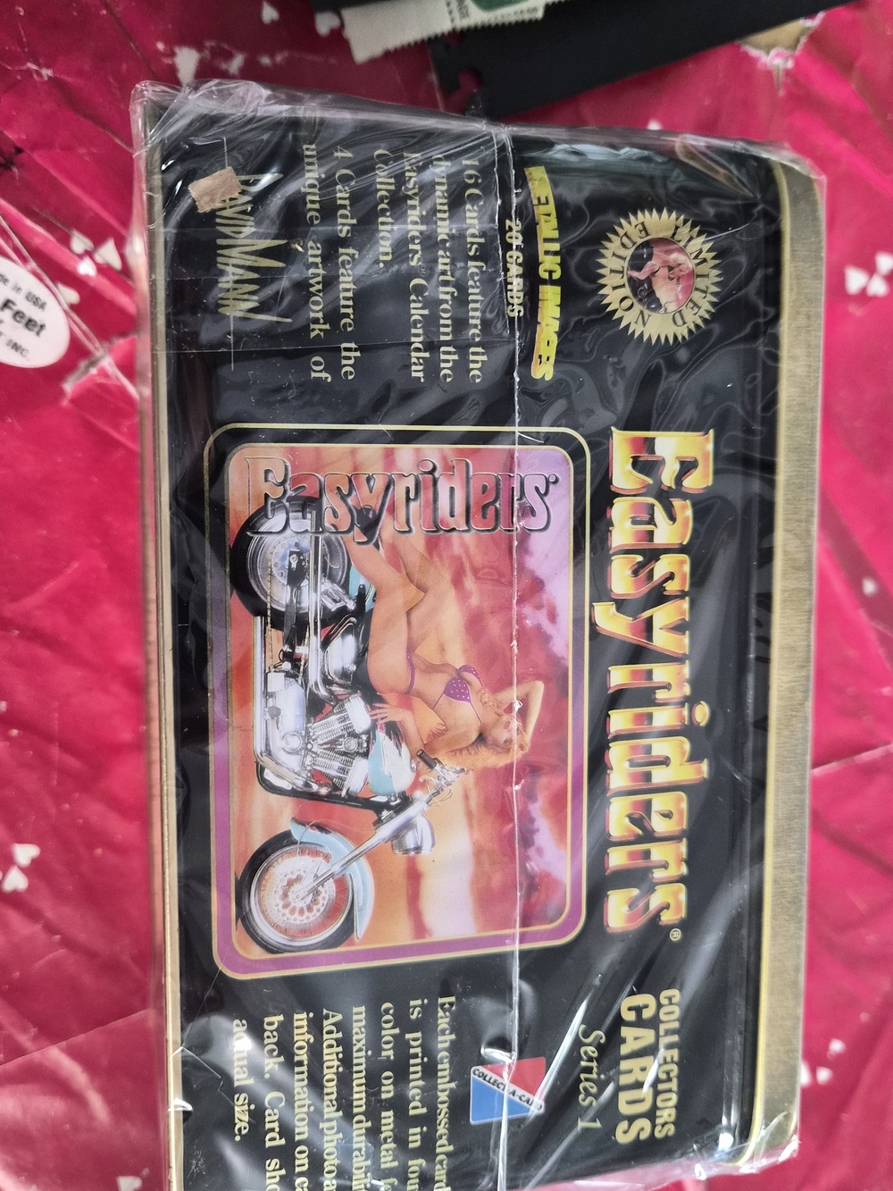 Riders by Lee Black Collectible Easyriders Collector Cards Tin